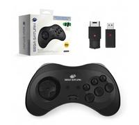 Retro-bit Official SEGA Arcade Pad 2.4G Wireless V2 Saturn PC Mac Switch Black