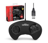 Retro-bit Official SEGA BIG6 Arcade Pad USB for PC Mac Switch Black