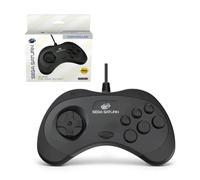 Retro-bit Official SEGA Saturn Controller (Original Port) Black
