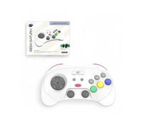 Retro-bit SEGA 2.4G Wireless Pro Controller for Saturn PC Mac Switch White