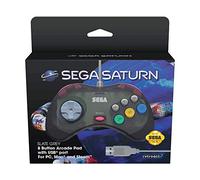 Retro-Bit Sega Saturn Usb Pad GRIGIO - Not Machine Specific Mac OS X, Windows 7