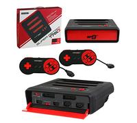 Retro Bit Super Retro Trio 3 in 1 Console Red/Black, NES/SNES/Mega Drive PAL Version (Electronic Games) - [Edizione: Regno Unito]