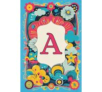 Retro Bloom A Monogram Initial Journal