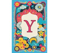 Retro Bloom Y Monogram Initial Journal