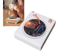 Retro Bluetooth Speaker & Record Player, 1200mAh, Portable, Vintage Style