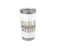 Retro Boca del Rio Messico Bicchiere termico in acciaio inox doppia parete