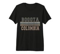 Retro Bogotà Colombia Maglietta Premium