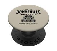 Retro Bonneville Salt Flats Utah International Speedway PopSockets PopGrip Adesivo