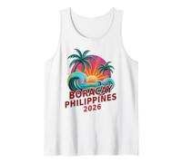 Retro Boracay Filippine 2026 Besties Viaggio Nuoto Canotta