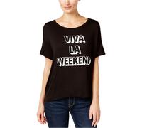Retro Brand Donna Viva La Fine Settimana T-Shirt