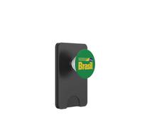 Retro Brasil Bandiera Brasileiro Brasile Bandiera Verde Brasile PopSockets PopWallet per MagSafe