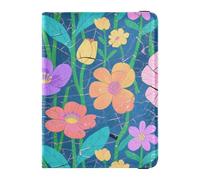 Retro Broken Flowers Modern Decor Leather impermeabile passaporto titolare per viaggio per viaggio Vaccino Caso Protector Cover Passaporto Titolare Della Copertura Del Raccoglitore per gli uomini