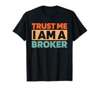 Retro Broker - Finanza Mercati Investimenti Vintage Broker Maglietta