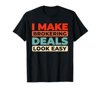 Retro Broker Investimenti Mercati - Finanza Vintage Broker Maglietta