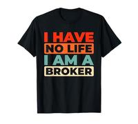 Retro Broker Mercati Investimenti - Finanza Vintage Broker Maglietta