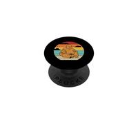 Retro Buddista Simbolo Statua Sacerdote Buddismo PopSockets PopGrip Adesivo