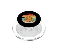 Retro Buddista Simbolo Statua Sacerdote Buddismo PopSockets PopGrip per MagSafe
