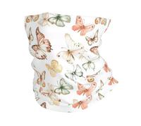 Retro Butterfly Cute Uomo Donna Passamontagna Tubolare Protezione Solare Sciarpa Tubolare Multifunzione Copricollo per Sci Moto Trekking Passeggiata