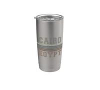 Retro Cairo Egitto Bicchiere termico in acciaio inox doppia parete