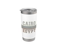 Retro Cairo Egitto Bicchiere termico in acciaio inox doppia parete