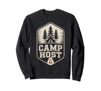 Retro Camp Host Nonna Trip Staff Crew Campers Counselor Felpa