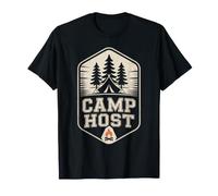 Retro Camp Host Nonna Trip Staff Crew Campers Counselor Maglietta
