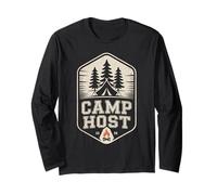 Retro Camp Host Nonna Trip Staff Crew Director Besties Maglia a Manica