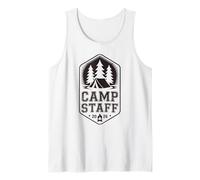 Retro Camp Staff Consigliere Direttore Campeggio Vibes Caos Canotta