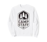 Retro Camp Staff Consigliere Direttore Campeggio Vibes Caos Felpa