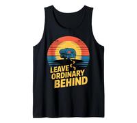 Retro Camper Tramonto - Leave Ordinary Behind Design Canotta