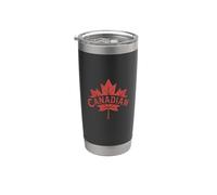 Retro Canada Foglia D'acero Canadesi Come Canada Logo Canadese Bicchiere termico in acciaio inox doppia parete