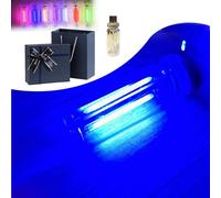 Retro Car Lamps, Car LED Lights Interior, Plug-In USB Automotive Interface Charging Night Lamps, Portable Car Interior Atmosphere Lights (Blue)