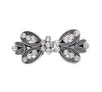 Retro Cardigan Clip di Fissaggio Per Vestiti Mollette Sciarpa Clip Spilla Sliver Pin Fibbia Supporto Della Clip Delle Donne Gioielli, Misura unica, Agata
