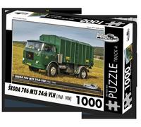 Retro cars - Puzzle CAMION č.4 Škoda 706 MTS 24ch VLH (1968-1988) - 1000 Pezzi