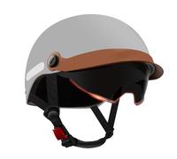 Retrò Casco Motociclo da Baseball per Adults Donna Uomo, Vintage Motociclo Aperto Faccia Jet Casco ECE/DOT Omologato per Cruiser Chopper Piloto,48-56cm,Style2