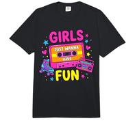 Retro Cassette E Roller Skate Ragazze Voglio Solo Divertirsi Comfort Colors Adult Heavyweight T-Shirt