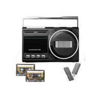 Retro Cassette Player, retrò retrò Vintage, Supporta La Riproduzione di Nastro/u Disk/Bluetooth, Supporta La Registrazione del Nastro/Nastro U Disco Reciproco Trascrizione