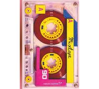 Retro Cassette Tape Notebook: Lined 6x9 Journal with a Mixtape-Inspired 90s Design for Gen X and Retrowave Music Fans