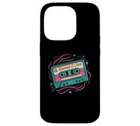 Retro Cassette Tape Rewind & Chill 80s 90s Music Custodia per iPhone 14 Pro