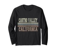 retrò Castro Valley California Maglia a Manica