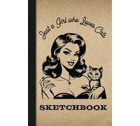 Retro Cat Lover Sketchbook: 6x9 Fun Vintage Notebook for Drawing or doodling 112 Pages with Retro Cat Lover bottom border, includes belong page. Great for Sketching or journal.