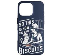 Retro Cat Pasticceria Baker Pun Così Ecco Come Preparare Biscotti Custodia per iPhone 16 Pro