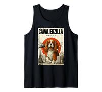 Retro Cavalier Kaiju Parodia - Mostro Giapponese Amante dei Cani Canotta