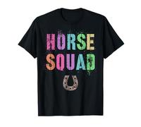 Retro Cavallo Squad Ranch Cowgirl Wild Horseback Country Vibes Maglietta