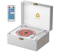 Retro CD Player Lettore Portatile con Altoparlanti, Ricevitore Bluetooth