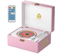 Retro CD Player Lettore Portatile con Altoparlanti, Ricevitore Bluetooth