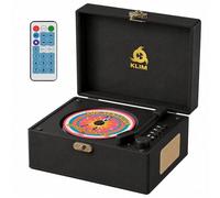 Retro CD Player Lettore Portatile con Altoparlanti, Ricevitore Bluetooth