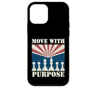 Retro Chess Art for Men Women Kids Chess Player Chess Lover Custodia per iPhone 12 mini