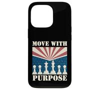 Retro Chess Art for Men Women Kids Chess Player Chess Lover Custodia per iPhone 13 Pro