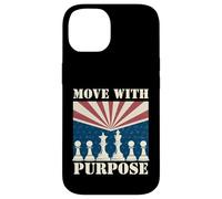 Retro Chess Art for Men Women Kids Chess Player Chess Lover Custodia per iPhone 14